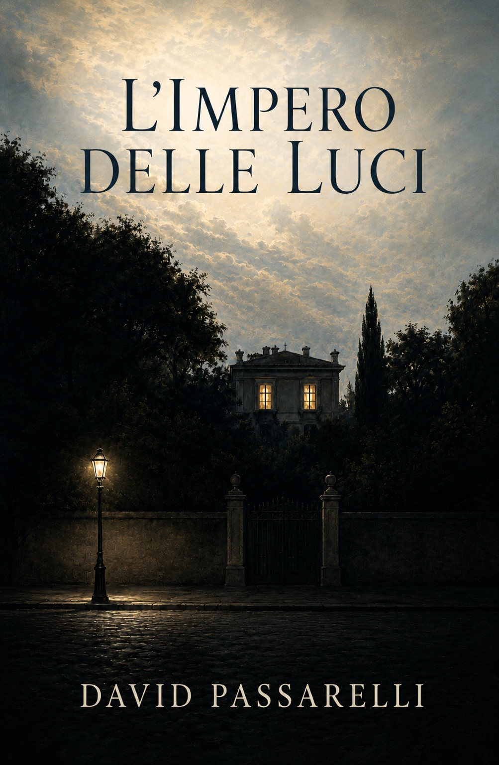 Copertina originale di L'impero delle luci di David Passarelli